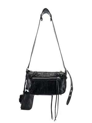 BALENCIAGA Borsa a tracolla in pelle con dettagli in metallo