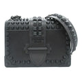 Prada Cahier Studded Shoulder Bag