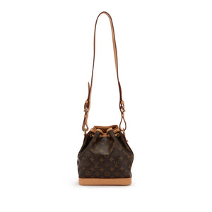 Louis Vuitton
Ebene Monogram Coated Canvas Noe BB Gold-Color Hardware, 2020