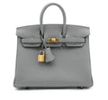 Birkin 25 cm Gris Mayer Togo