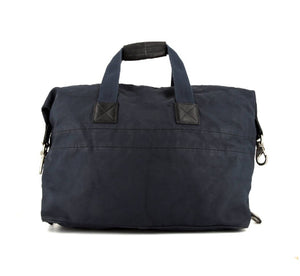 Borsa da viaggio Louis Vuitton America's Cup in tela blu e pelle nera