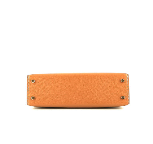 Borsa Hermès Kelly 20 cm in pelle Epsom gold