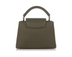 Louis Vuitton
Khaki Capucines BB Silver Hardware