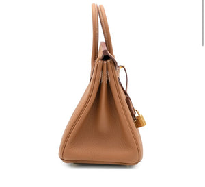 Birkin 25 cm Gold Togo
