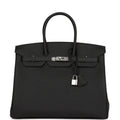 Hermes Birkin 35 Black Togo Palladium Hardware