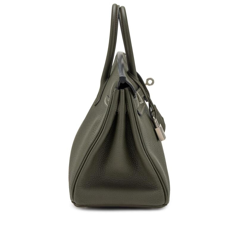 Hermès
Vert Gris Togo Birkin 25 Palladium Hardware, 2022