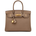 Hermès
Etoupe Togo Birkin 30 Gold Hardware, 2023