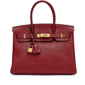 Hermès
Rubis Clemence Birkin 30 Gold Hardware, 2015