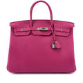 Hermès
Cyclamen Epsom Birkin 25 Palladium Hardware, 2004