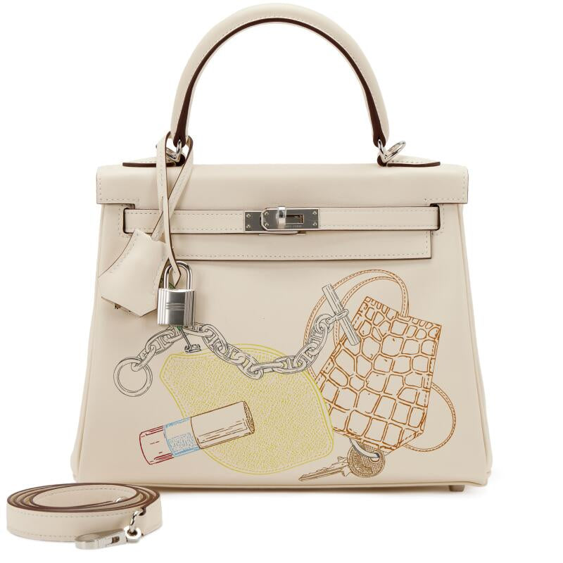 Hermès
Nata Swift In and Out Kelly Retourne 25 Palladium Hardware, 2021