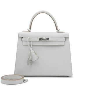 Hermès
Gris Pale Epsom Kelly 25 Sellier Palladium Hardware, 2023