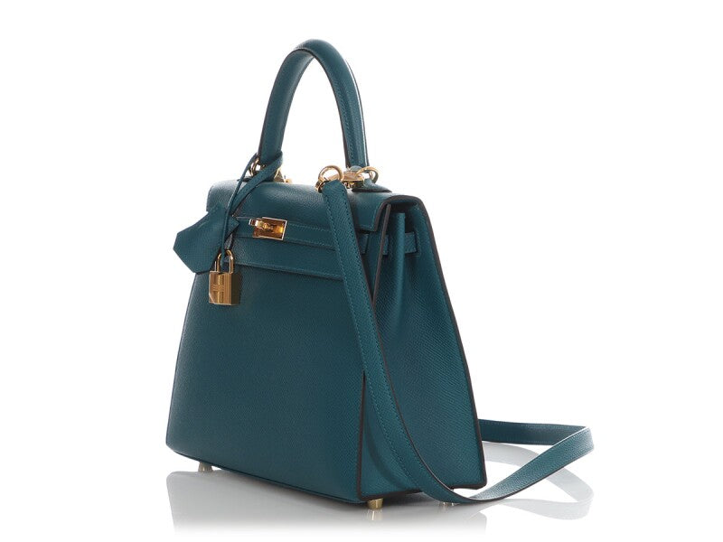 Hermès
Vert Bosphore Epsom Kelly 25 Gold Hardware, 2019