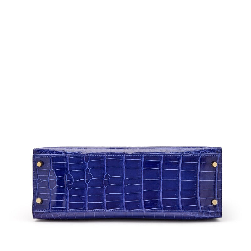 Hermès
Bleu Électrique Shiny Porosus Crocodile Sellier Kelly 32