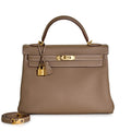 Hermès
Etoupe Togo Kelly 32 Retourne Gold Hardware, 2022