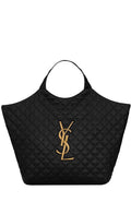 MAXI SHOPPING BAG ICARE IN PELLE DI AGNELLO TRAPUNTATA