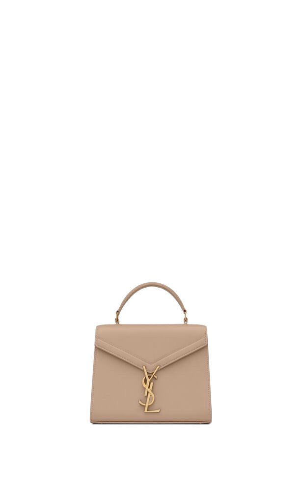 BORSA CASSANDRA MINI IN PELLE GOFFRATA GRAIN DE POUDRE