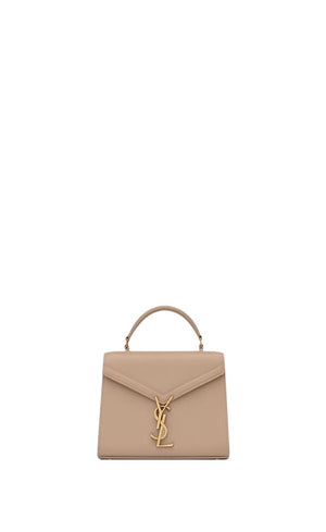 BORSA CASSANDRA MINI IN PELLE GOFFRATA GRAIN DE POUDRE