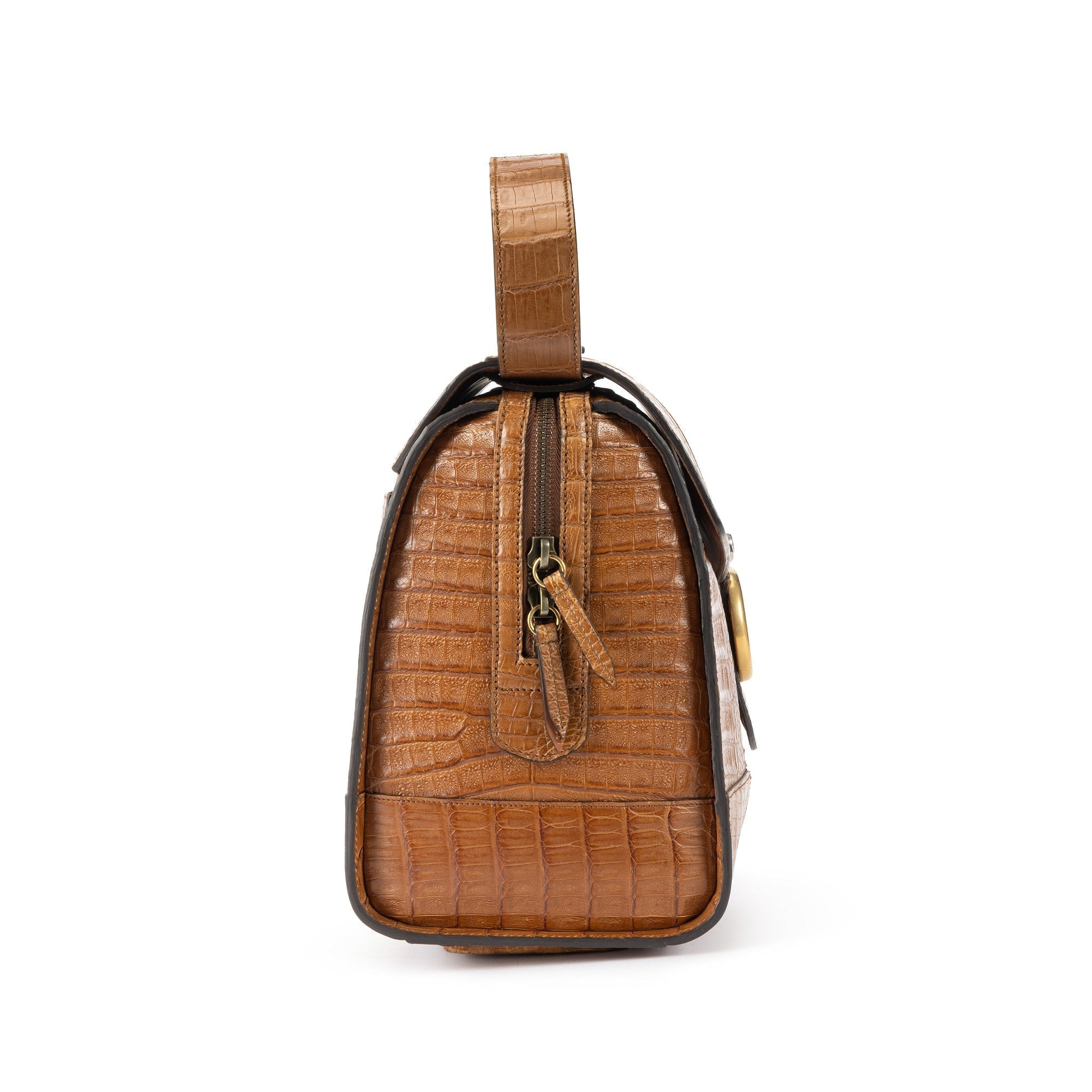 Gucci
Brown Alligator Large GG Marmont Briefcase Gold Hardware