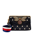 Gucci
Black Calfskin, Imitation Pearl and Strass Mini Queen Margaret Gold Hardware