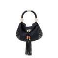 Gucci
Black Monogram GG Canvas Indy Gold and Bamboo
