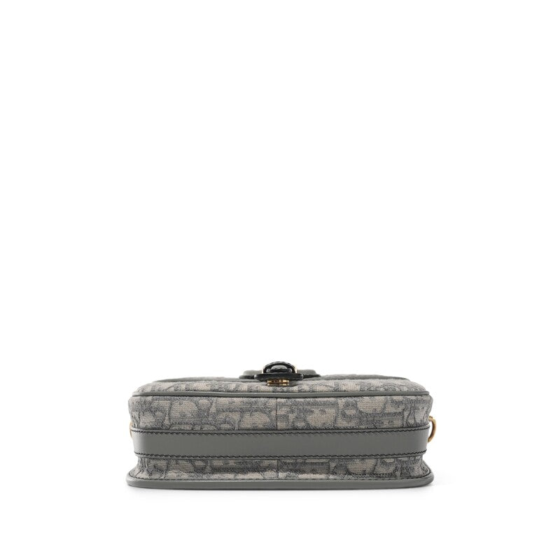 Christian Dior
Grey Oblique Canvas Medium Bobby Bag Gold Hardware