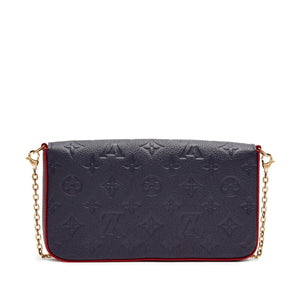 Louis Vuitton
Ebene Monogram Canvas Félicie Pochette Gold Hardware, 2021