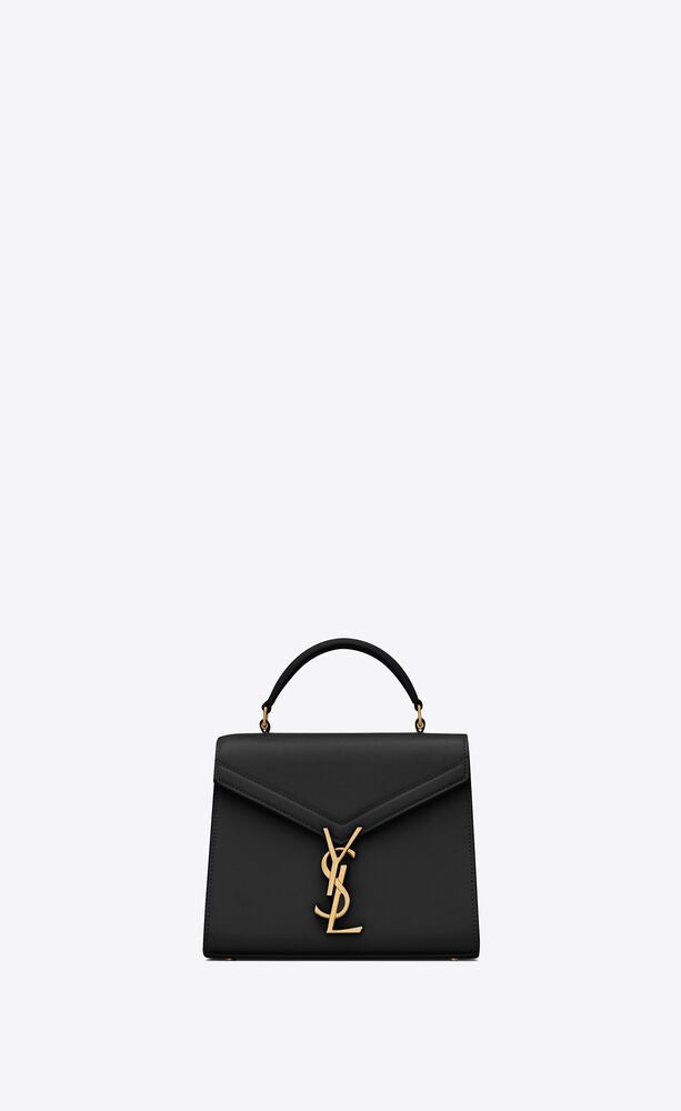 BORSA CASSANDRA MINI IN PELLE GOFFRATA GRAIN DE POUDRE
