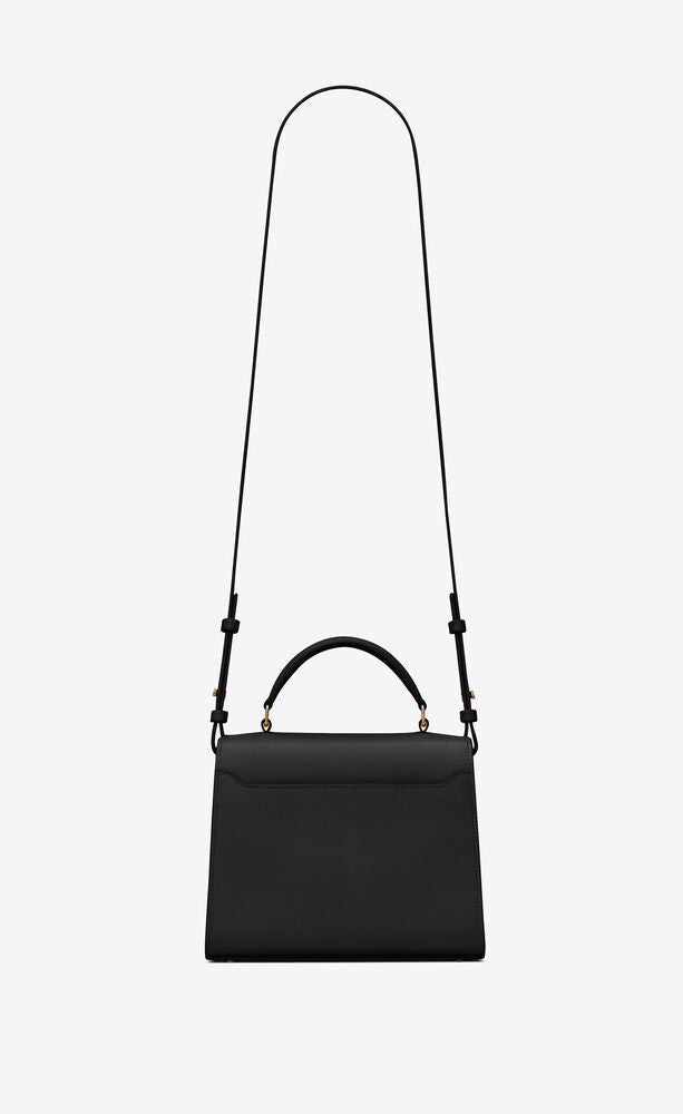 BORSA CASSANDRA MINI IN PELLE GOFFRATA GRAIN DE POUDRE