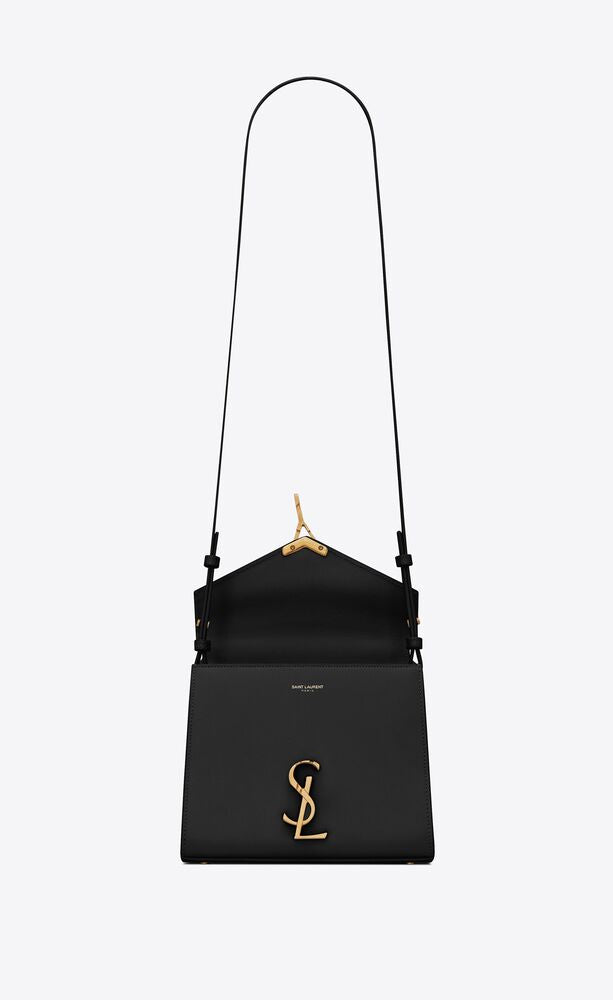 BORSA CASSANDRA MINI IN PELLE GOFFRATA GRAIN DE POUDRE