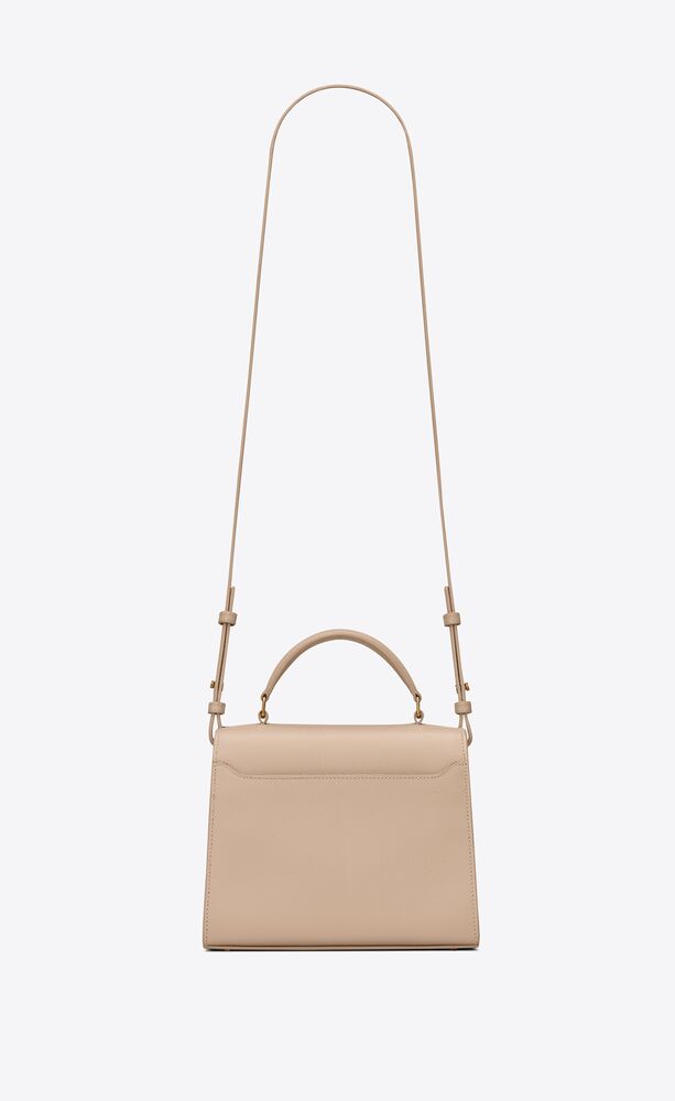 BORSA CASSANDRA MINI IN PELLE GOFFRATA GRAIN DE POUDRE