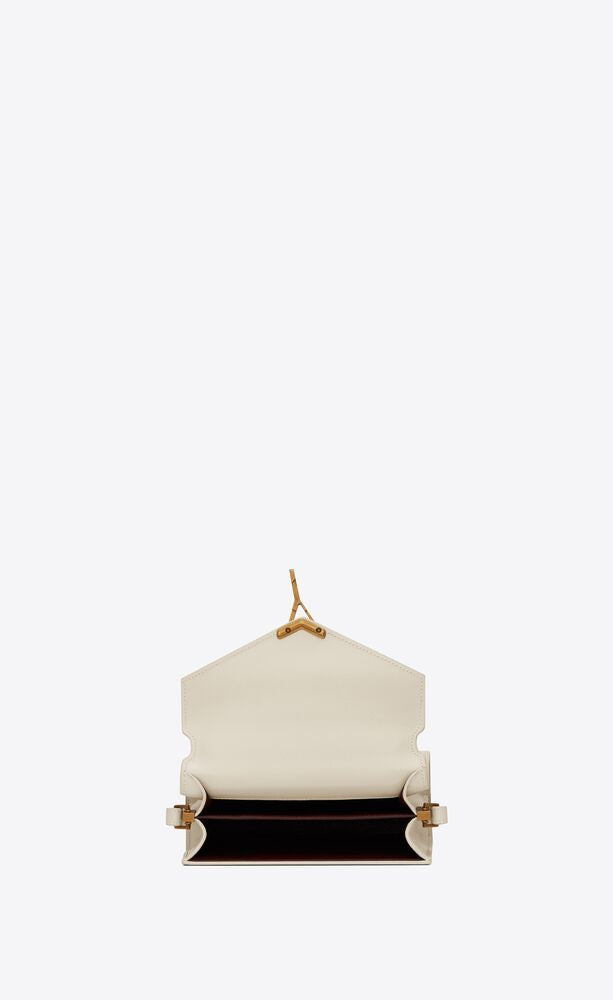 BORSA CASSANDRA MINI IN PELLE GOFFRATA GRAIN DE POUDRE