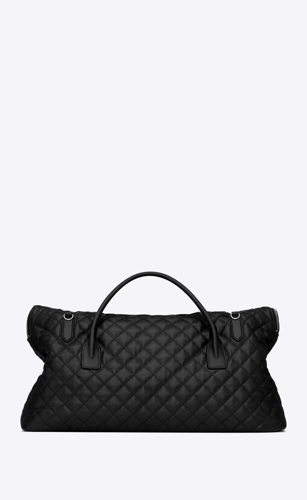 ES BORSA DA VIAGGIO GRANDE IN PELLE TRAPUNTATA