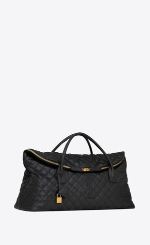 ES BORSA DA VIAGGIO GRANDE IN PELLE TRAPUNTATA