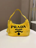 Prada Re-Edition 2000 Bag Yellow Terry
