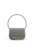 Iconica borsa a spalla in denim stonewashed