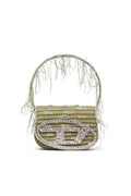 1DR-Iconica borsa a spalla in tela e pelle