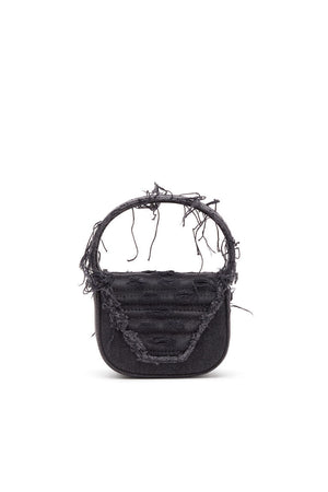 1DR XS-Iconica mini bag in tela e pelle