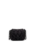 Charm-D S-Borsa a spalla piccola in nylon trapuntato