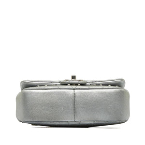 Chanel CC Chevron Studded Leather Flap Bag
