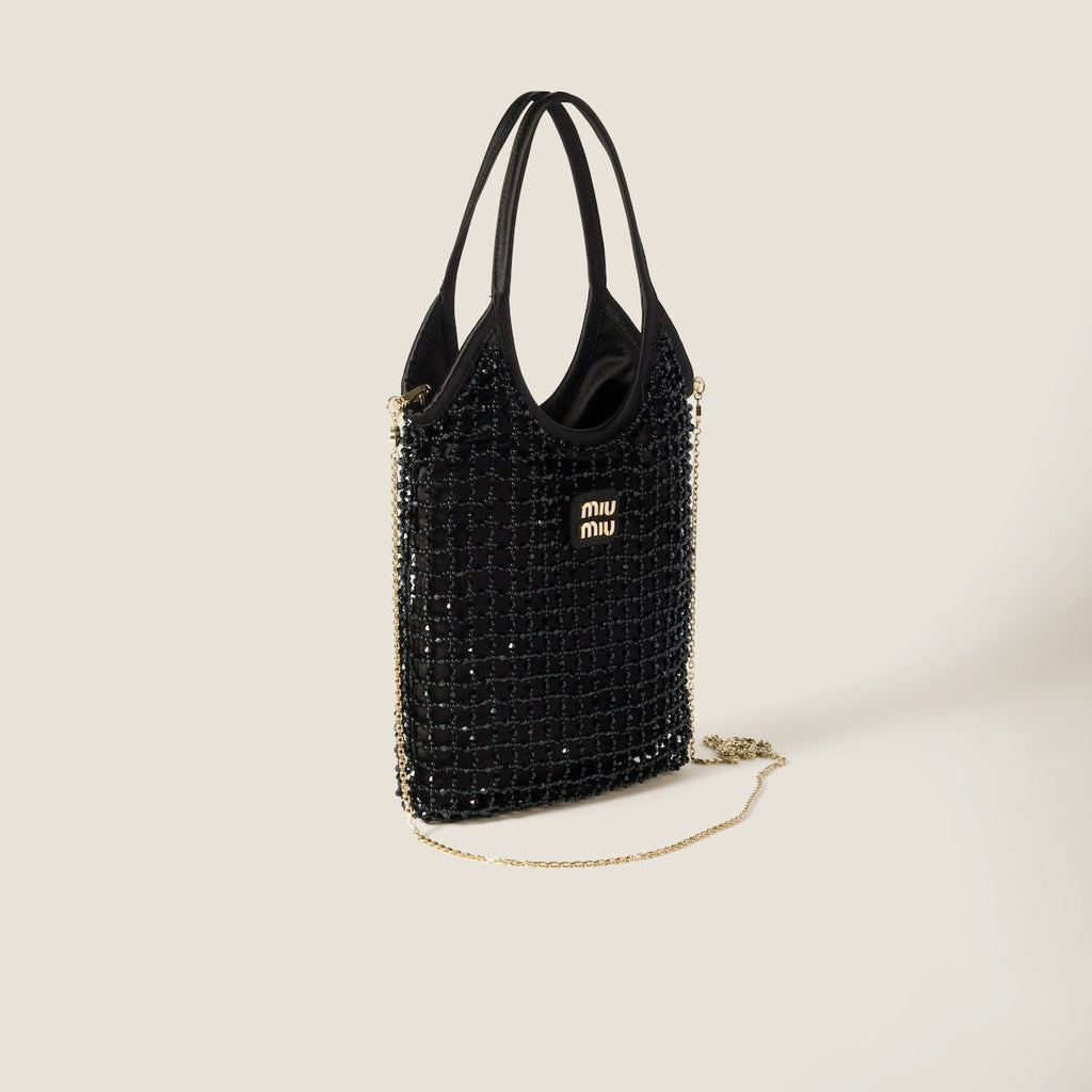 Borsa IVY in duchesse con perline