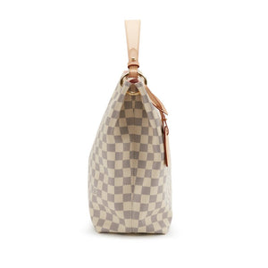 Bag Louis vuitton  White and Blue Damier Azur Coated Canvas Gracefull MM Gold Hardware, 2021