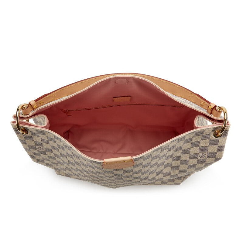 Bag Louis vuitton  White and Blue Damier Azur Coated Canvas Gracefull MM Gold Hardware, 2021