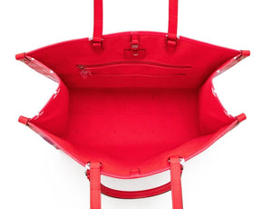 Louis Vuitton Red Tie-Dye Giant Monogram Escale Coated Canvas OnTheGo GM Silver Hardware, 2020