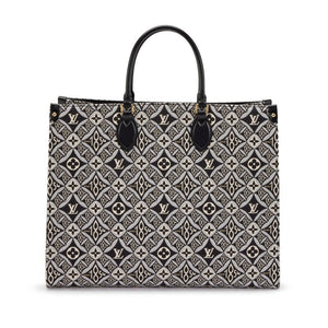 Bag Louis vuitton Black and Grey Monogram Jacquard Since 1854 OnTheGo GM Gold Hardware, 2020