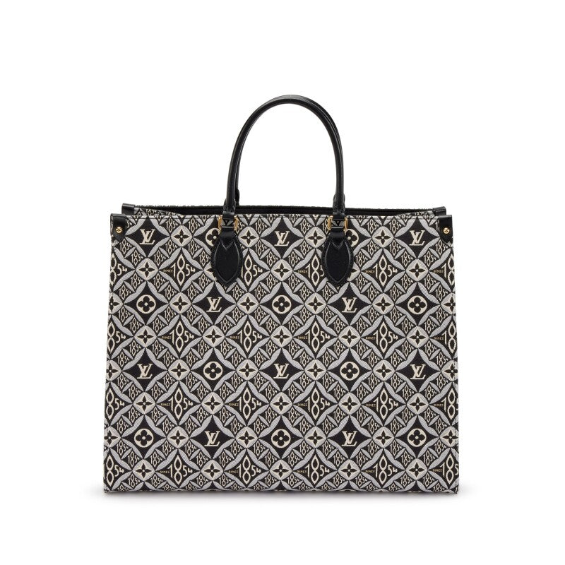 Bag Louis vuitton Black and Grey Monogram Jacquard Since 1854 OnTheGo GM Gold Hardware, 2020
