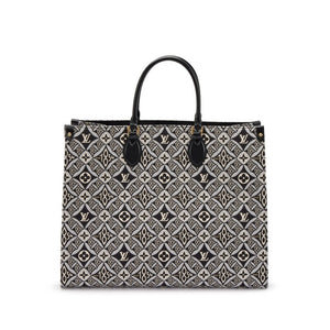 Bag Louis vuitton Black and Grey Monogram Jacquard Since 1854 OnTheGo GM Gold Hardware, 2020