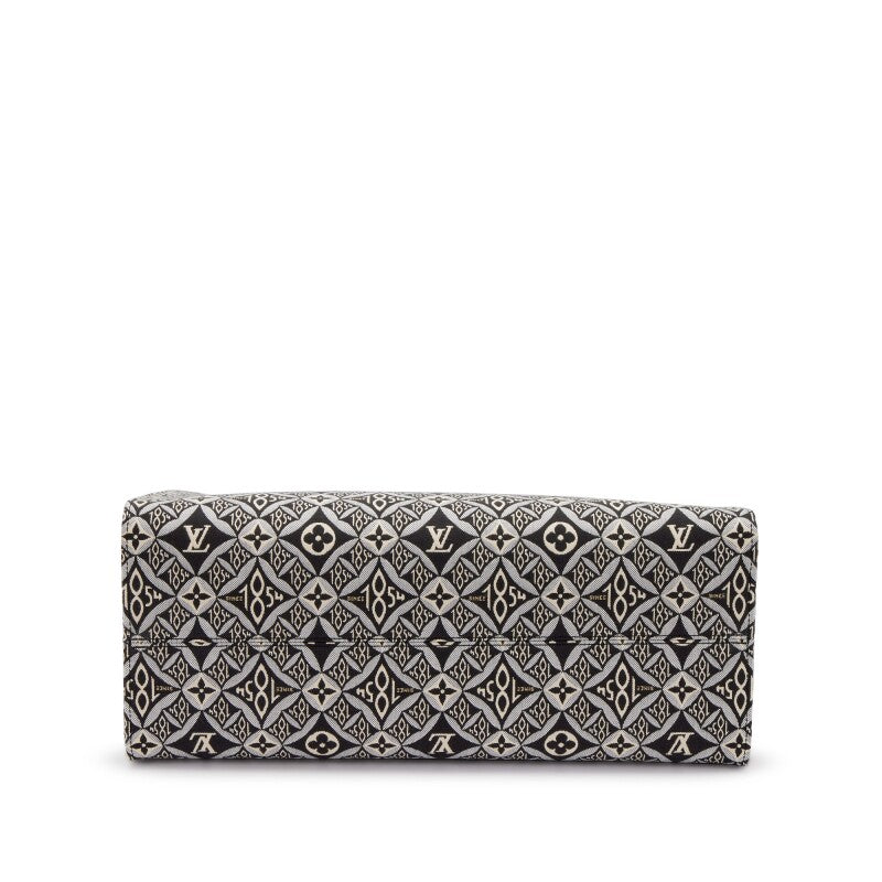 Bag Louis vuitton Black and Grey Monogram Jacquard Since 1854 OnTheGo GM Gold Hardware, 2020