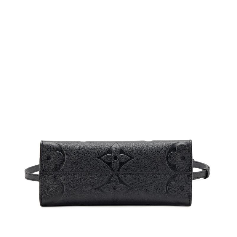 Louis Vuitton Black Giant Monogram Empreinte OnTheGo PM Gold Hardware, 2022