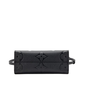 Louis Vuitton Black Giant Monogram Empreinte OnTheGo PM Gold Hardware, 2022