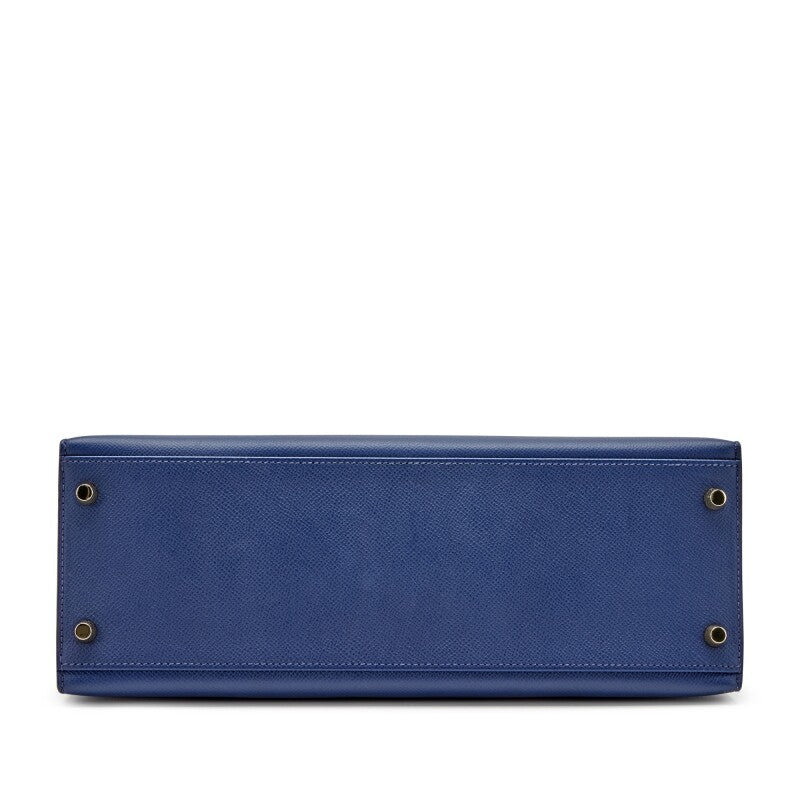 Hermes Bleu Sapphire Epsom Kelly Sellier 32 Gold Hardware, 2015
